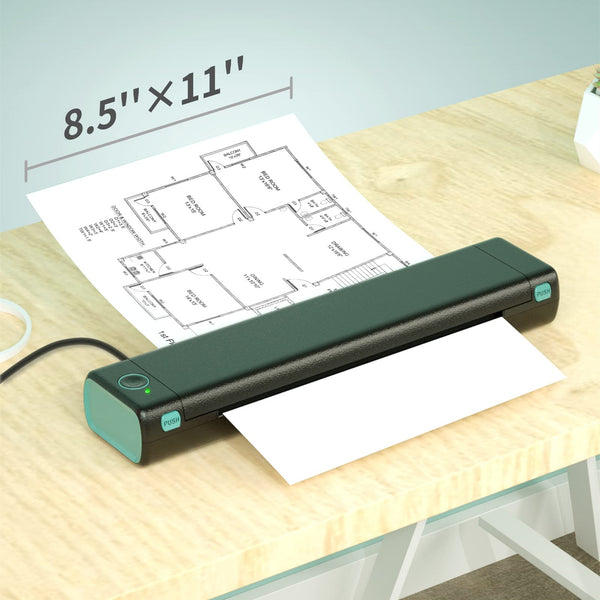 A4 Portable Printers Wireless For Travel Bluetooth Thermal Printer, Suitable For Mobile Office,Support Tattoo Paper Phomemo M08F Mostorepro.com
