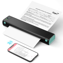 A4 Portable Printers Wireless For Travel Bluetooth Thermal Printer, Suitable For Mobile Office,Support Tattoo Paper Phomemo M08F Mostorepro.com