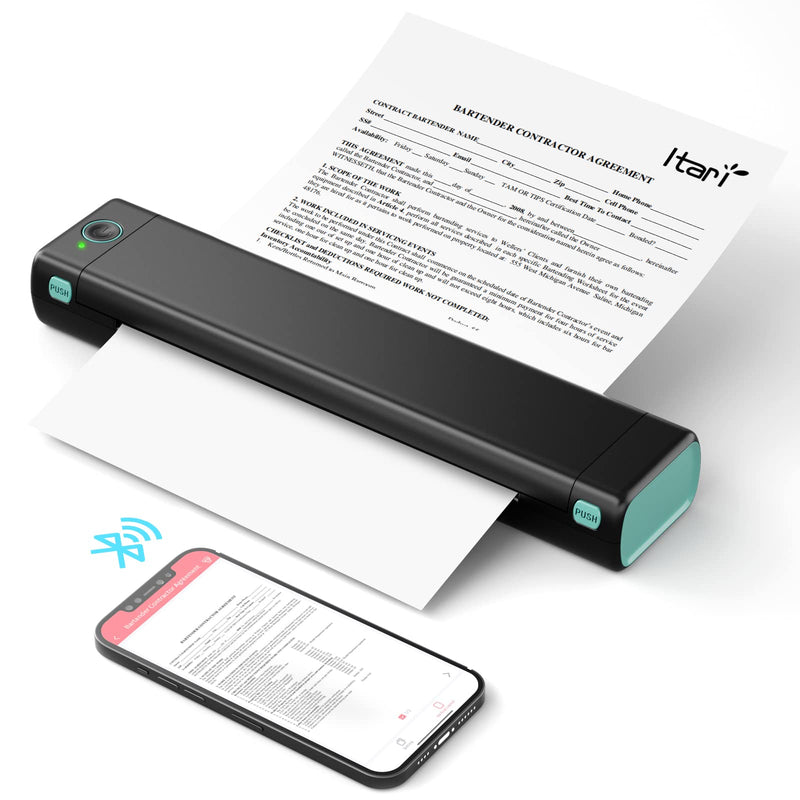 A4 Portable Printers Wireless For Travel Bluetooth Thermal Printer, Suitable For Mobile Office,Support Tattoo Paper Phomemo M08F Mostorepro.com