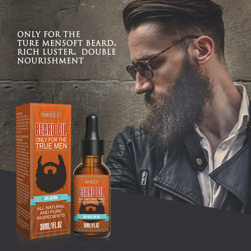 Beard Oil For MEN Hair Growth Oil Serum Mustache Grooming Growing Moisturizer US Mostore.com