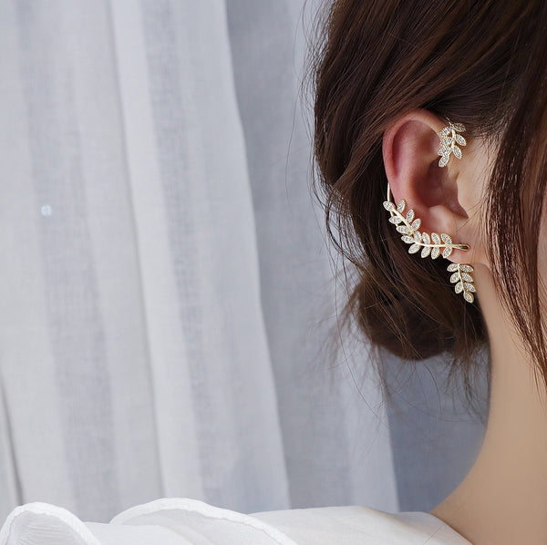 Korea Diamond Butterfly Ear Hook Without Pierced Bone Clip Mostore.com