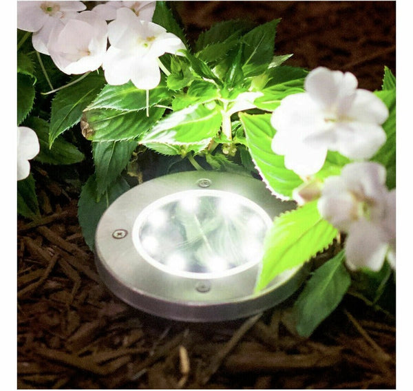 1-16 Pcs LED Solar Power Flat Buried Light In-Ground Lamp Outdoor Path Garden American Varieties