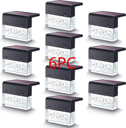 Waterproof New RGB LED Solar Light Step Fence Light American Varieties