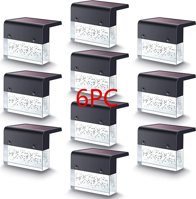 Waterproof New RGB LED Solar Light Step Fence Light American Varieties