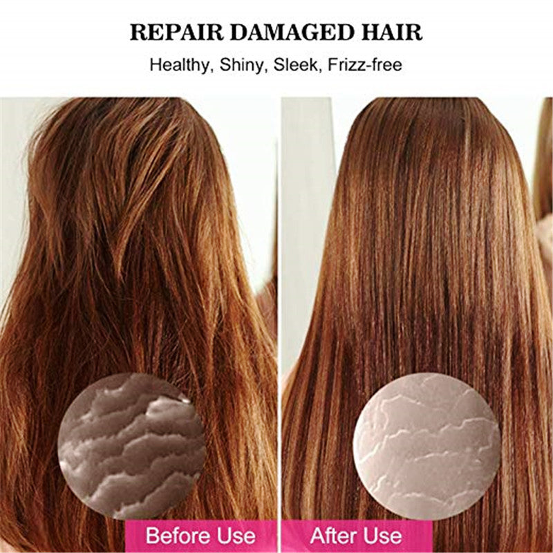 2 in 1 Multifunctional Hair Dryer & Volumizer Hair Brush Roller Rotate Comb Styling Straightening Curling Iron Mostore.com