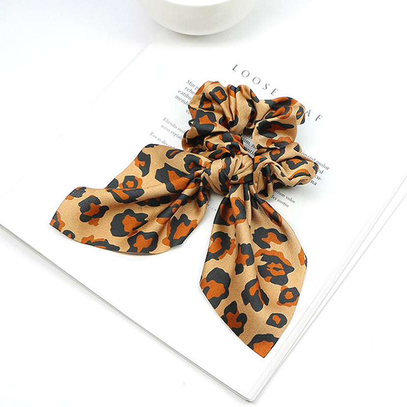 Pearl Pendant Large Intestine Ring Hair Band Women's Hair Knot Knotted Big Bow Hair Rope Mostore.com