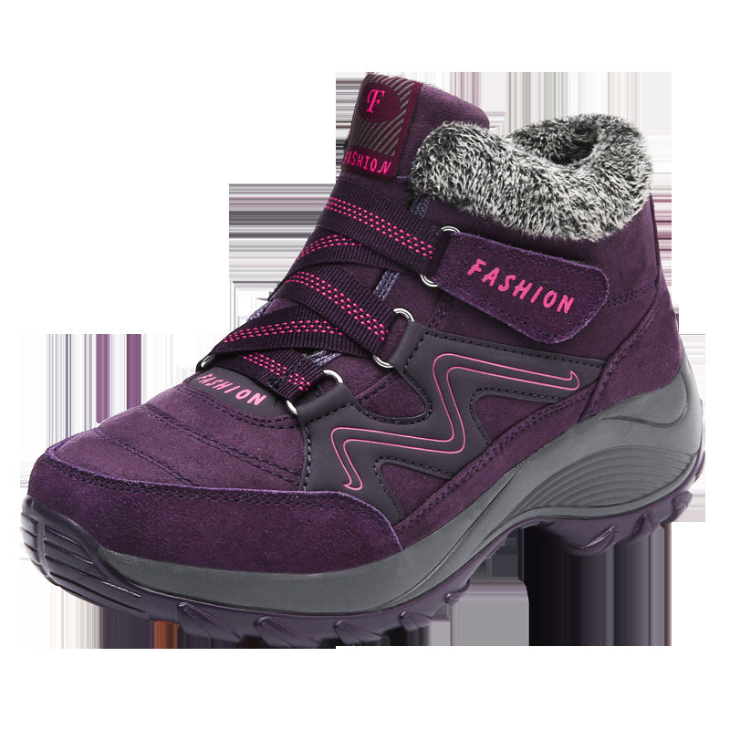 Hiking Shoes For Women Real Leather Non-Slip Outdoor Hiking Boots Trekking Shoes Waterproof Sport Sneakers Camping Sport Shoes Mostore.com