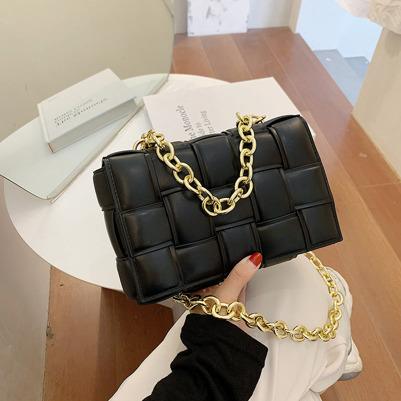 Woven soft top chain pack with versatile cross shoulder Mostore.com