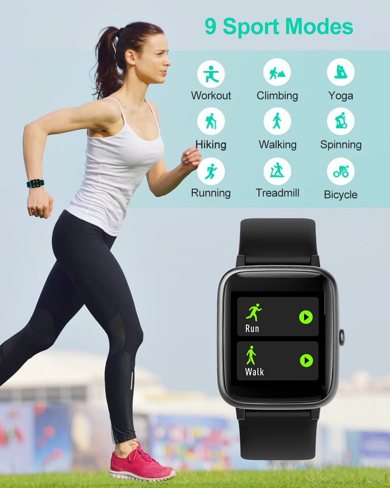 Smart Watch For IOS And Android Phones IP68 Waterproof Smartwatch Fitness Tracker Watch With Heart Rate Sleep Monitor Steps Calories Counter Mostore.com