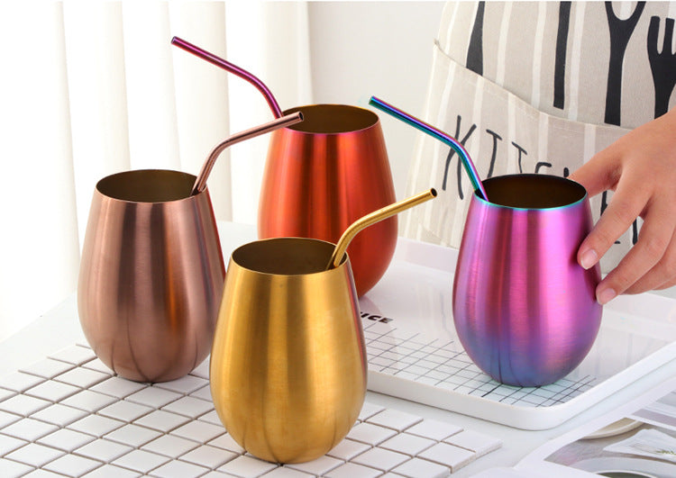 Stainless Steel Beer Mug Coffee Milk Tea Fruit Juice Mug Mostore.com