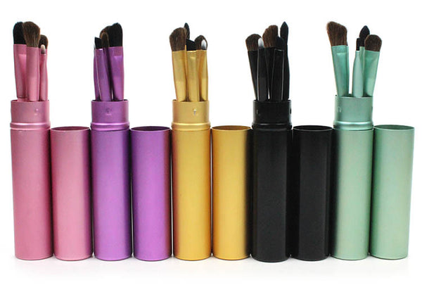 5pcs Travel Portable Mini Eye Makeup Brushes Mostore.com