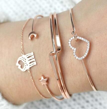 Bead Chain Bracelet Set Anklet Mostore.com
