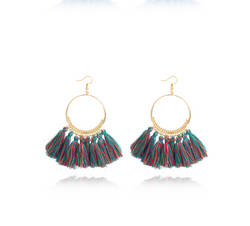 Big Round Drop Dangle Earrings Mostore.com