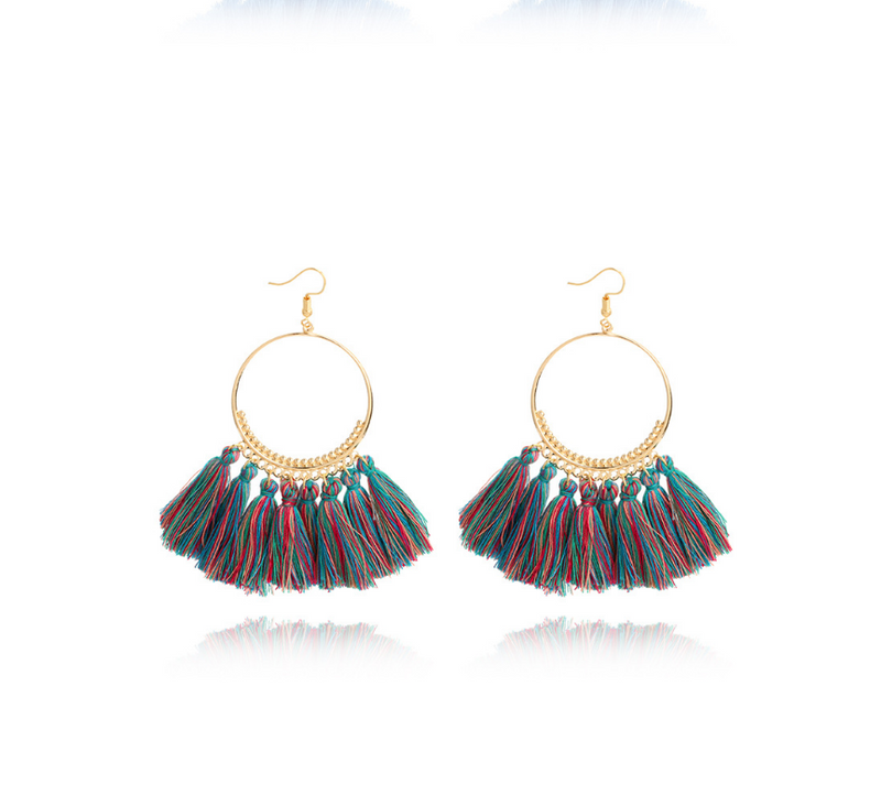 Big Round Drop Dangle Earrings Mostore.com