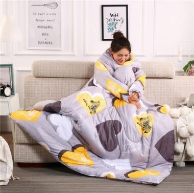 Winter Lazy Quilt with Sleeves Mostore.com