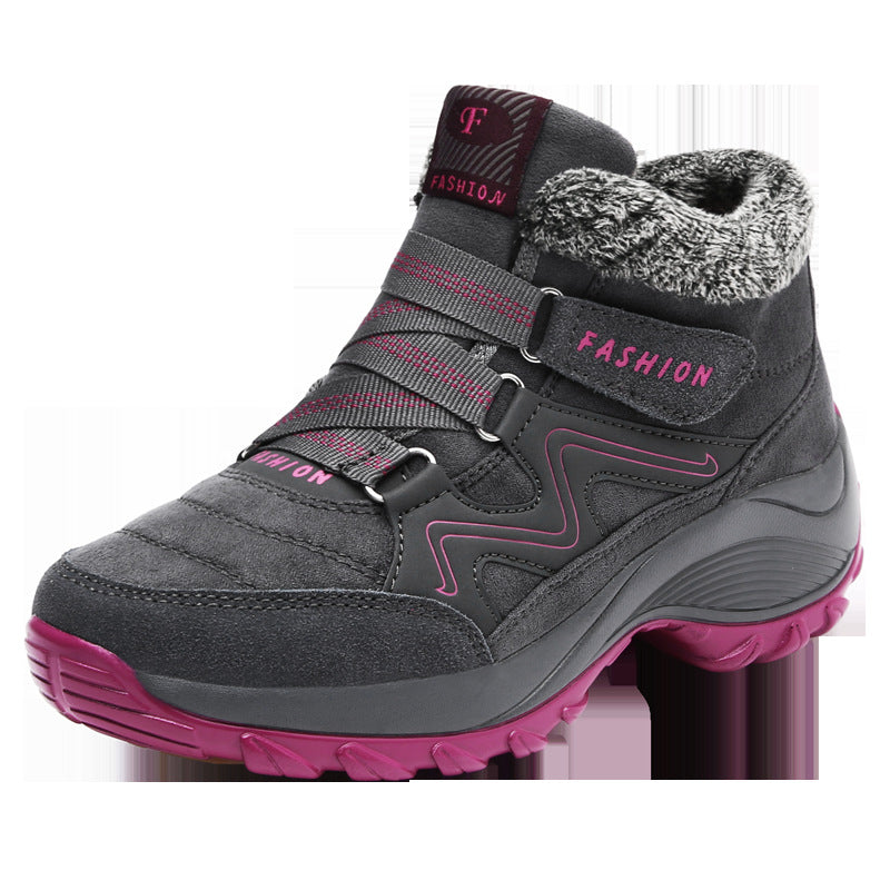 Hiking Shoes For Women Real Leather Non-Slip Outdoor Hiking Boots Trekking Shoes Waterproof Sport Sneakers Camping Sport Shoes Mostore.com
