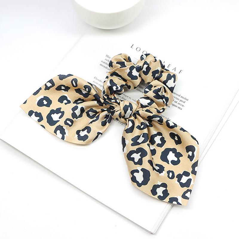 Pearl Pendant Large Intestine Ring Hair Band Women's Hair Knot Knotted Big Bow Hair Rope Mostore.com