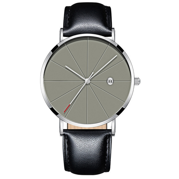 Simple calendar watch male creative waterproof quartz watch Mostore.com