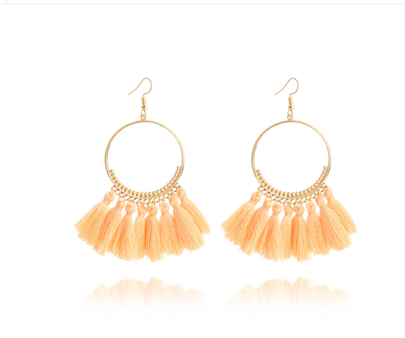 Big Round Drop Dangle Earrings Mostore.com