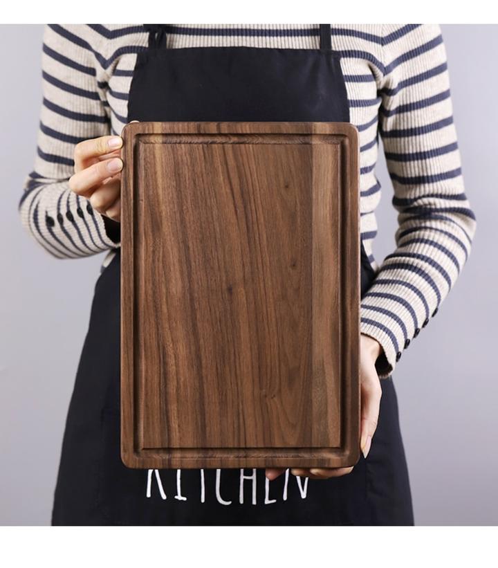 Black Walnut Wood Cutting Board Creative Whole Tray Fruit Chopping Cutting Board Wood Chopping Blocks For Kitchen Mostore.com