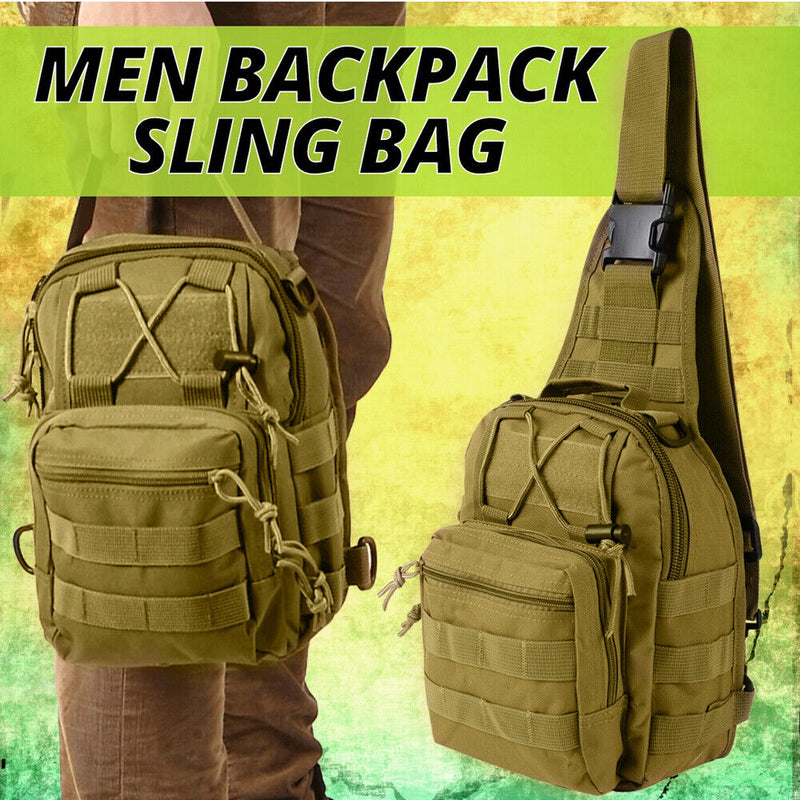 Tactical Chest Bag Backpack Military Sling Shoulder Fanny Pack Cross Body Pouch Mostore.com