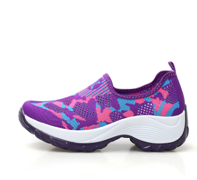Dancing Soft Bottom Flying Woven Rocking Shoes Mostore.com