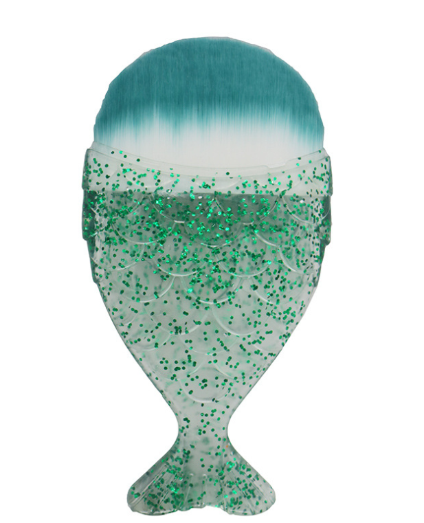 Mermaid Shaped Makeup Brushes Mostore.com
