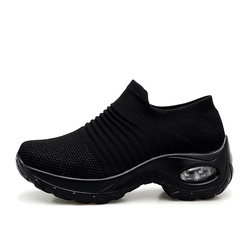 Dancing Soft Bottom Flying Woven Rocking Shoes Mostore.com