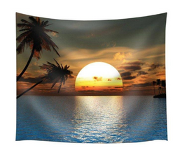 Sunset Beach Tapestry Mostore.com