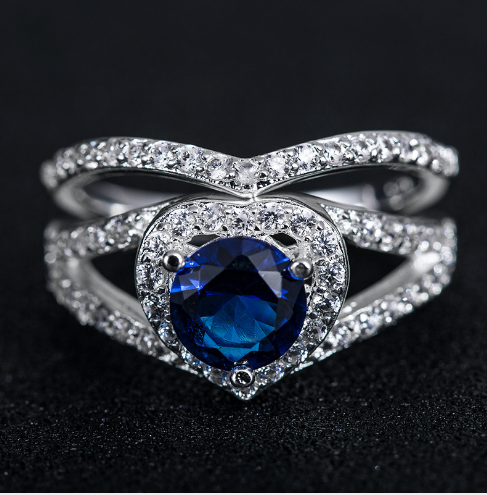 Heart-shaped Diamond Ring Mostore.com