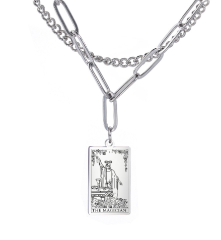 Gold Plated Devil's  Crystal Necklace Mostore.com