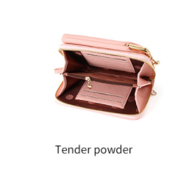 Fashion Lychee Pattern Solid Color Diagonal Shoulder Bag Mostore.com