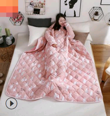 Winter Lazy Quilt with Sleeves Mostore.com