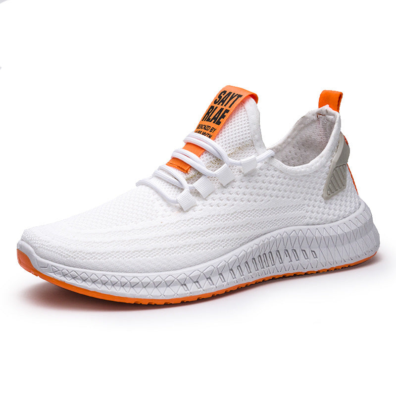 Men's shoes flying woven sneakers casual shoes Mostore.com