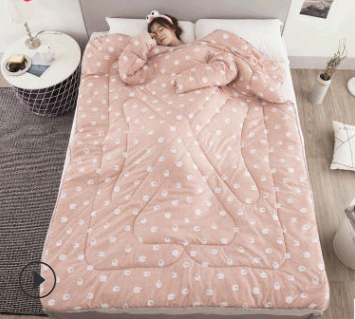 Winter Lazy Quilt with Sleeves Mostore.com