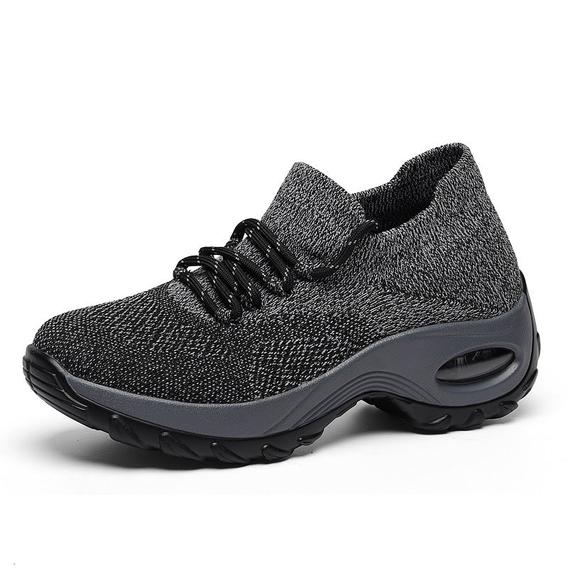 Sports shoes women flying knit socks shoes shaking shoes Mostore.com