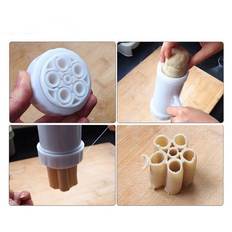 Manual Noodle Maker Press Pasta Maker Machine Crank Cutter Cookware With 5 Pressing Molds Making Spaghetti Kitchen Cooking Tools Mostore.com