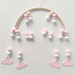 Wind chime with wood beads from northern Europe Mostore.com
