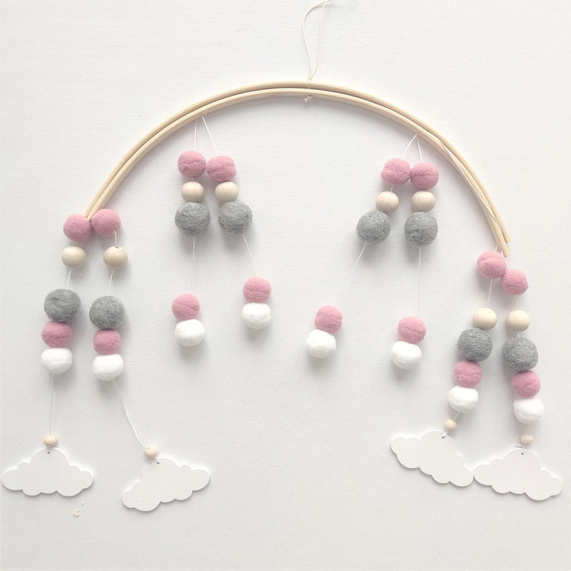 Wind chime with wood beads from northern Europe Mostore.com