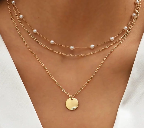 Gold Plated Devil's  Crystal Necklace Mostore.com
