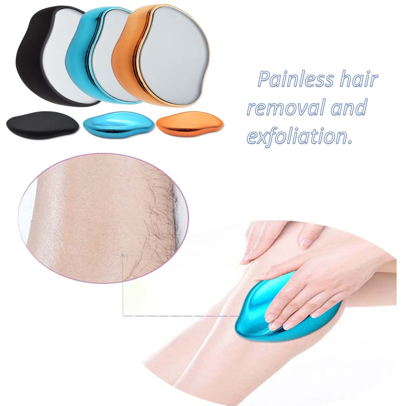 Crystal Hair Remover Crystal Physical Hair Eraser Painless Safe Epilator Easy Cleaning Reusable Body Beauty Depilation Tool Glass Crystal Hair Removal Mostore.com