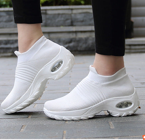 Dancing Soft Bottom Flying Woven Rocking Shoes Mostore.com