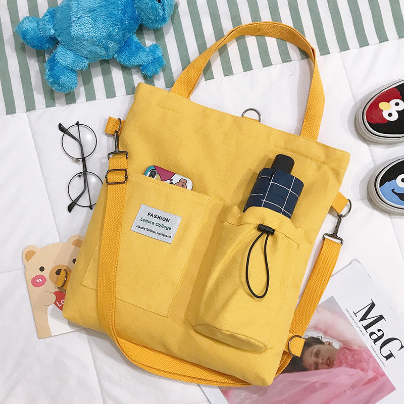 Square Canvas Bag Lady With One Shoulder Slung Mostore.com