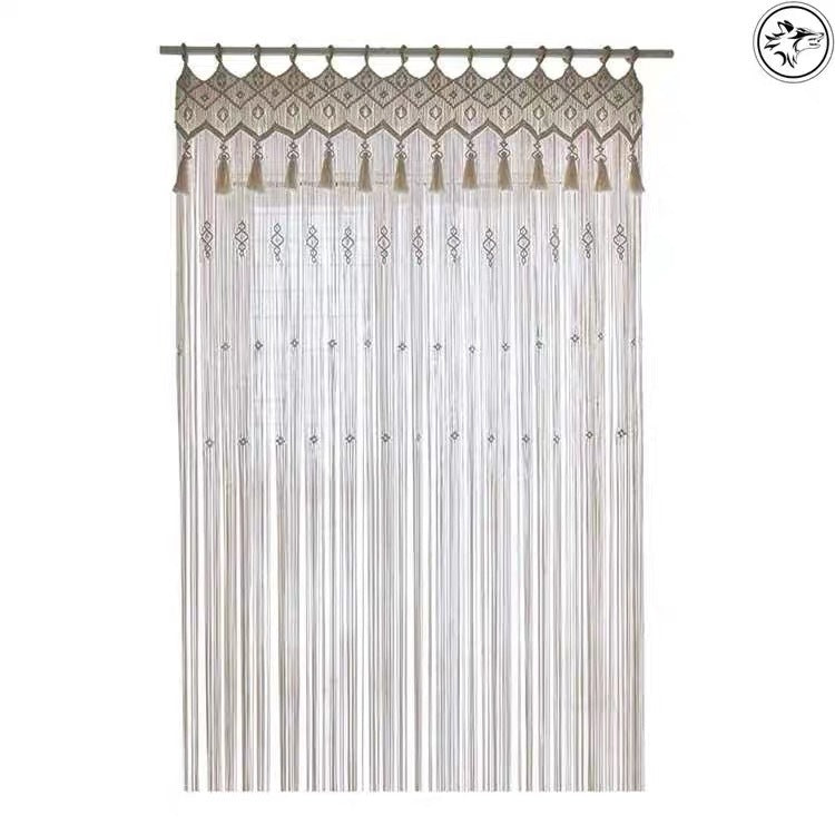 Bohemian Hand-Woven Tapestry Curtain Partition Bohemian Wedding Background Hanging Curtain Curtain Decoration CJ