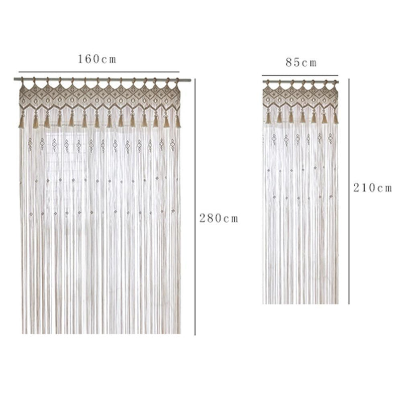 Bohemian Hand-Woven Tapestry Curtain Partition Bohemian Wedding Background Hanging Curtain Curtain Decoration CJ