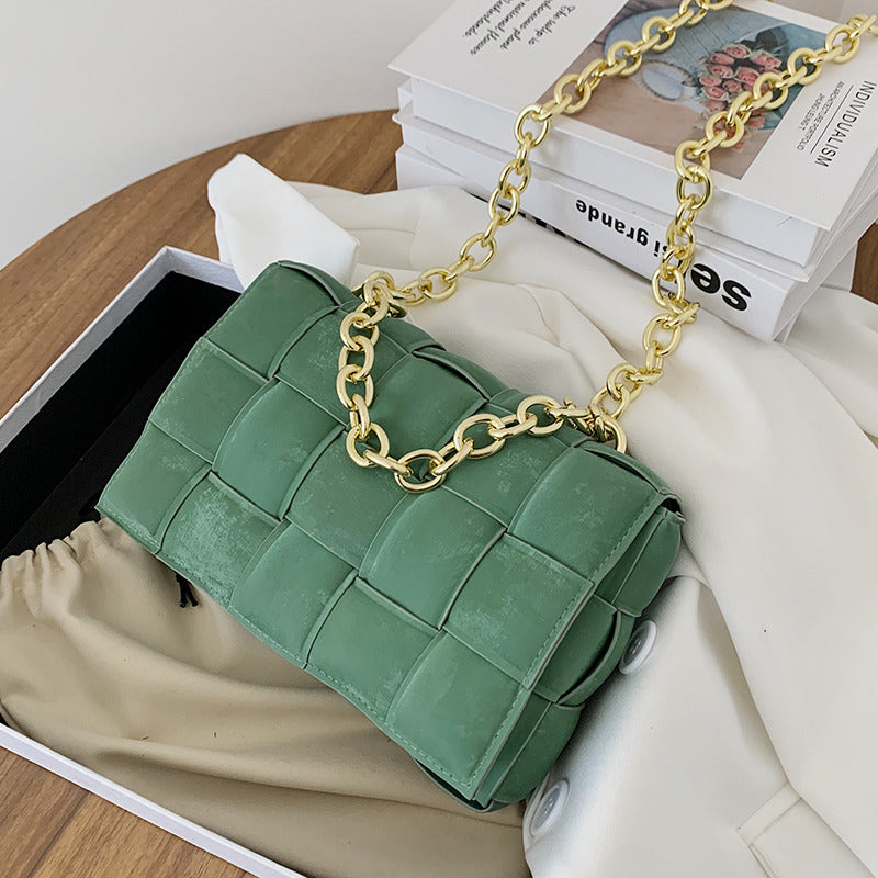 Woven soft top chain pack with versatile cross shoulder Mostore.com