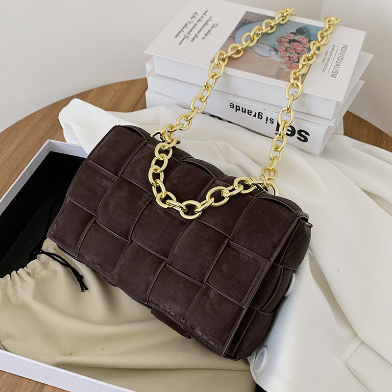 Woven soft top chain pack with versatile cross shoulder Mostore.com
