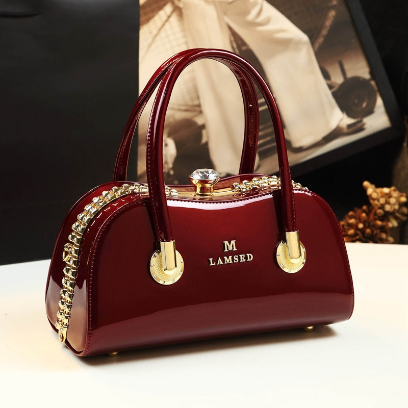 New Wild Middle-Aged Lady Mother Bag Simple Handbag Mostore.com