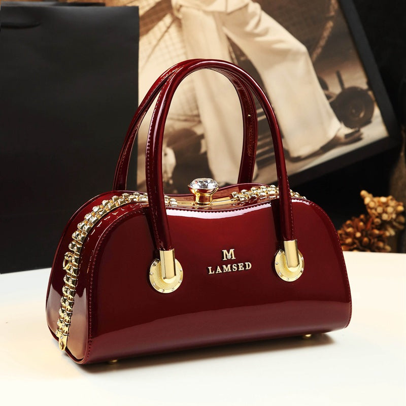 New Wild Middle-Aged Lady Mother Bag Simple Handbag Mostore.com