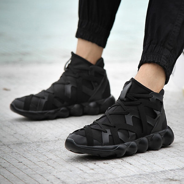 Autumn Black Canvas Shoes Men'S Shoes Trendy Shoes Mostore.com